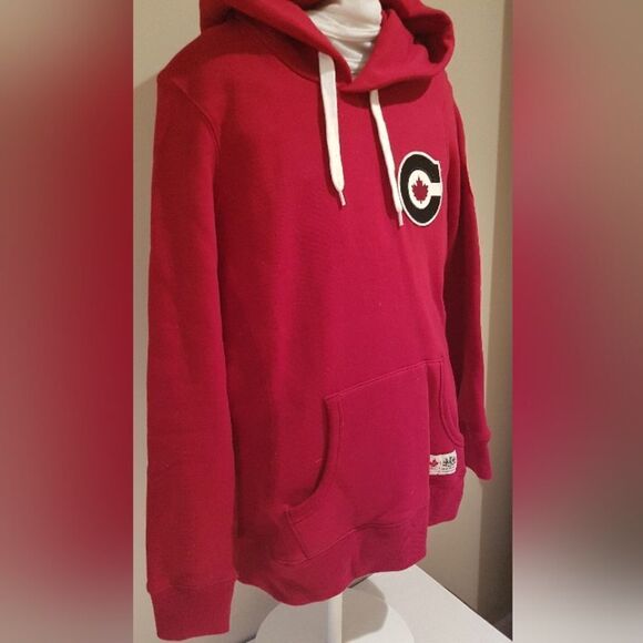 HUDSONS  BAY CO. Olympics RED Hoodie *** Womens SIZE Medium - Picture 10 of 14